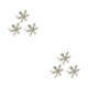 thumbnail image 1 of Yuarrent Valentine Napkins Plates Snowflake Design Buckle Jewelry Napkin Metal Decorations Rhinestone Rings Clasps Table Banquets plata 2piezas, 1 of 6