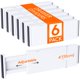 thumbnail image 1 of Separadores de cajones Lifewit, paquete de 6 unidades, 4 cm de alto, 28 a 44 cm, color blanco, 1 of 9