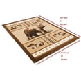 thumbnail image 4 of Handcraft Rugs Cabin Rug  Lodge, Cabin Nature and Animals Area Rug  Modern Geometric Design Cabin Area Rug  Abstract, Multicolor Design Fish/Bear/Cabin/Southwestern Pattern 8x10 feet, 4 of 8