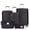 Black, variant on 5-Piece Luggage Set, 20/24/28 inch hardshell suitcases expandable duffel bag toiletry bag, Black