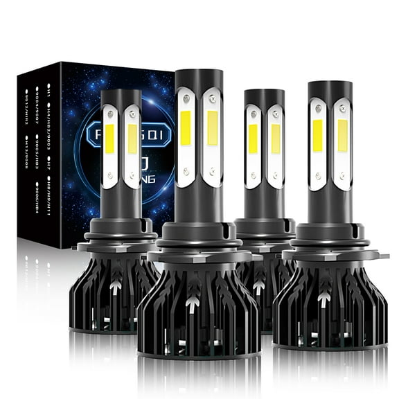 9005 9006 Led Headlight Bulbs for Chevy Trailblazer 2002-09 Tahoe 1995-2006 high/low beam 6000k white,k9