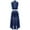 Navy Blue, variant on Haitryli Girls Jazz Latin Ballet Costume 2 Piece Modern Dancing Clothes Dance Outfits Set Irregular Skirts Set Blue 8