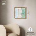 thumbnail image 4 of Minted Horizon I Canvas Print Mint Abstract Art by Art Remedy, Gold Frame, 16 x 16, 4 of 6