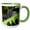 Green/White, variant on 3drose, Rwanda, Volcanoes Np, Mountain Gorillas -af35 Rbe0079 - Ralph H. Bendjebar, 11oz Magic Transforming Mug