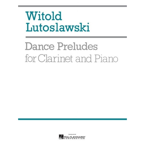 Dance Preludes: Clarinet and Piano (Paperback)