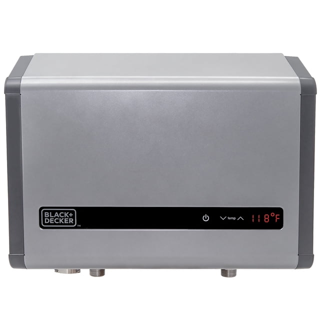 BLACK+DECKER Chauffe-Eau Électrique Sans Réservoir 24 kW Auto-Modulant 4,68 GPM, Chauffe-Eau Électrique à Applications Multiples