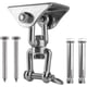 thumbnail image 1 of Innovador Gancho de Techo con Acero Inoxidable 304 Capacidad de 500 KG Rotación de 360°, Lámpara Colgante para Juegos de Madera de Concreto, Silla Colgante, Lámpara Colgante, Hamaca, Yoga, c, 1 of 5
