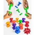 thumbnail image 1 of Tuercas y tornillos de plástico Engineering Toy Skoolzy, 24 piezas, 1 of 9