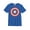 Royal Blue, variant on Boy's Marvel Captain America Bold Shield Graphic Tee Royal Blue Small