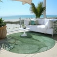 thumbnail image 6 of Addison Rugs Chantille Indoor/Outdoor Transitional Modern Green Washable Round Rug, 8' x 8', 6 of 6