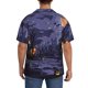 thumbnail image 3 of Balery Mystery House Halloween Night Camisa Casual de Manga Corta con Botones para Hombre, Texturizada, Estilo Cubano, para Playa, Verano-Medium, 3 of 5