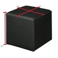 thumbnail image 3 of Regency Jean Square Vinyl Ottoman (Set of 4)- Envy Green, 3 of 3