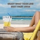 thumbnail image 3 of 100 Pcs Drink Pouches With 100 Straw Holes Translucent Reclosable Zipper Plastic Pouches f54, 3 of 5