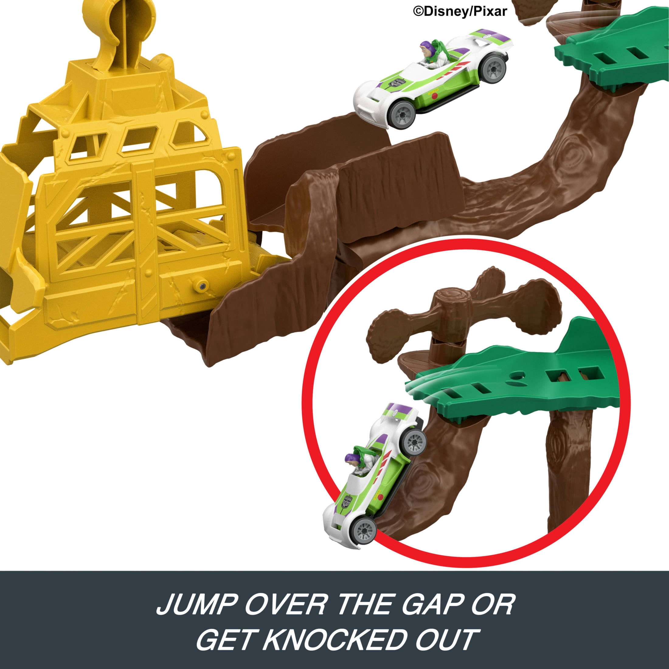 Hot Wheels Superstar Speeders Hi-Tech Buzz Lightyear’s Star Command Adventure Track Set