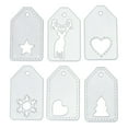 thumbnail image 1 of MasteelfCA 6PCS/Set Tag Die Cuts Carbon Steel Cutting Dies Embossing Crafts Mold, 1 of 7