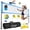 Blue, variant on Patiassy 32FT Outdoor Volleyball Net Set, Adjustable Height Regulation-Size Net with Steel Poles, Volleyball, Pump & Carry Bag for Backyard, Beach & Lawn