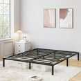 thumbnail image 3 of Modern Metal Bed Frame No Box Spring Needed/Reinforced Steel Structure withMetal Slats/Easy to Assemble/Under 12.8inch Storege Space/Anti Mattress Sliding/Noise Free, 3 of 9