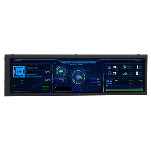 Monitor de temperatura Bling Bling de hardware de CPU Pantalla TFT HD 8.8 pulgadas