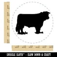thumbnail image 2 of Hereford Cow Solid Self-Inking Rubber Stamp Ink Stamper - Black Ink - Large 1-1/2 Inch, 2 of 7