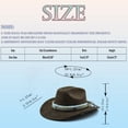 thumbnail image 3 of OJSFQUFP Cowboy Hat for Women and Men with Shapeable Wide Brim Cattleman Western Hats for Cowboys, 3 of 4