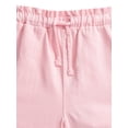 thumbnail image 2 of Wonder Nation Toddler Girls Soft Knit Pull On Shorts, Sizes 18M-5T, 2 of 3