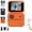 Orange, variant on Multi-Functional Flip Screen Action Camera – 4K HD with 143° Wide-Angle, Anti-Shake, 800mAh Battery, Type-C Fast Charging, TF Card Expandable for Vlog, Cycling & Travel
