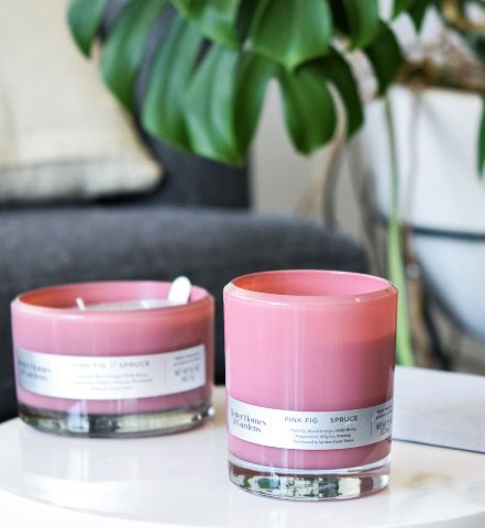 Better Homes & Gardens Pink Fig & Spruce 12oz Scented 2-wick Candle ...