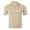 Khaki, variant on RMGVDSD Mens Polo Shirt Soft Tops Fashion Short Sleeved Men's Shirt Summer Loose Casual Breathable Lapel Tops Fashion Athletic Shirts
