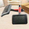 thumbnail image 3 of SPRING PARK Cleaning Slicker Brush – Gently Removes Loose Hair, Mats and Tangled Hair Brush with Non-slip Handle Grooming Brush, 3 of 7