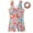 A, variant on KYAIGUO Kids Toddler Gymnastics Leotards with Hairband for Girls Athletic Dance Wear Matching Hair Scrunchie Flowers Pattern Dance Unitards Biketards Activewear Sleeveless Biketards for 3-12 Years