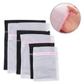 thumbnail image 4 of Raindrops 6Pcs Lingerie Bags for Laundry Polyester with Zipper for Delicate Items, 4 of 8
