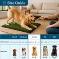 thumbnail image 6 of PETMAKER 20x30 Reusable 4-Layer Artificial Grass Puppy Pee Pad with Tray, 6 of 9