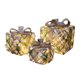 thumbnail image 2 of 3 cajas de regalo navideñas iluminadas, paquetes navideños, decoración navideña Caja de ratán, 2 of 9