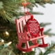 thumbnail image 1 of Navidad En El Cielo Silla De Madera Colgante Memorial Silla Roja Decoración Árbol De Navidad Adorno Colgante Inevent HA038597-00, 1 of 6