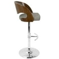 thumbnail image 3 of Pino Mid-Century Modern Barstool by LumiSource, 3 of 7
