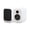 White, variant on Q Acoustics 3010c Bookshelf Speakers – Pin Oak (Pair)