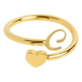 thumbnail image 1 of Bague Cœur Initiale pour Ma Petite-Fille, Bijou de Mode pour Elle, 1 of 4
