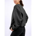 thumbnail image 2 of FIOPHY Oversized Sweatshirt for Women Fleece Long Sleeve Crew Neck Casual Pullover Sweatshirts Fall Tops, 2 of 6