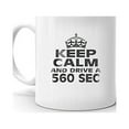 thumbnail image 2 of MERCEDES-BENZ 560 SEC Keep Calm and Drive Coffee Tea Ceramic Mug, 2 of 3