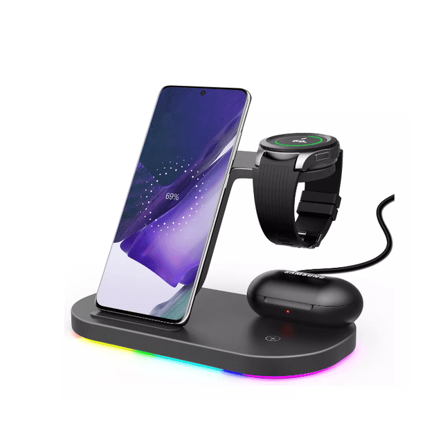 Cargador Inalámbrico Para Samsung Galaxy Z Fold 4/watch/buds