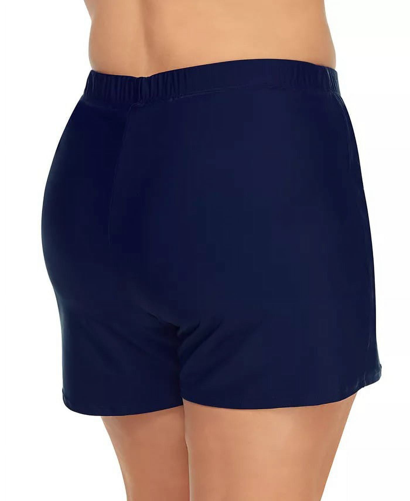 Island Escape Women's Swim Shorts Swimsuit Blue Size 16W