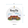 thumbnail image 5 of Kansas City USA Christmas Ornament, Collection of City Travel Souvenirs for Family and Friends, Christmas Tree Ornament City Travel, Trips of The Year, Christmas Ornament 2025, 5 of 5