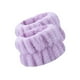thumbnail image 3 of 2 bandas absorbentes para el sudor de franela impermeables para lavarse la cara (púrpura) JShteea Cuidado Belleza, 3 of 6