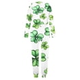 thumbnail image 4 of lcziwo Oversized Sweatsuit for Women 2 Piece St.Patrick's Day Tracksuit Cute Graphic Hooded Sweatshirt with Long Jogger Pants Loungewear,Green,M, 4 of 5