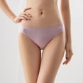 thumbnail image 4 of Ashirexll 5PC Underwear Women Pack Bikini Solid Color Cotton Soft Breathable Comfortable Seamless Underwear for Women Pink M, 4 of 7