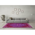 thumbnail image 3 of Ahgly Company Indoor Round Persian Pink Traditional Area Rugs, 6' Round, 3 of 4