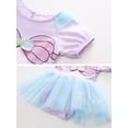 thumbnail image 5 of ATAIKU 3M-18M Infant Baby Girls Princess Dress Up Romper Onesie Tutu Dress Bodysuit with Headband Birthday Halloween Christmas Party Dresses, 5 of 9