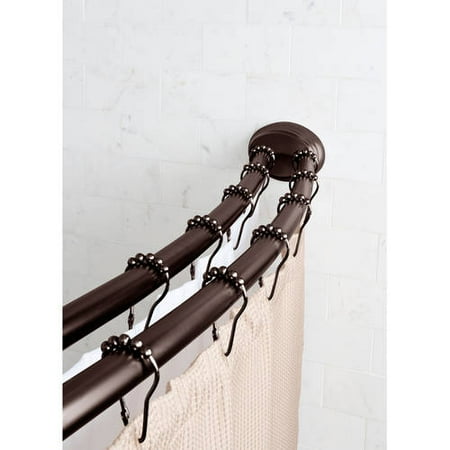 Better Homes Gardens Double Curved Tension Shower Curtain Rod 1