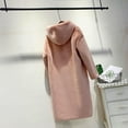 thumbnail image 5 of Winter Warm Coats for Women, Ladies Jackets Faux Coat Furry Faux Jacket Long Sleeve Outerwear, Christmas Gifts for Women Pink S, 5 of 6