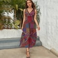thumbnail image 3 of Mola De Panama Bird Sleeveless Dress Summer Women Clothes Dress for Pregnant Women Dresses, 3 of 9